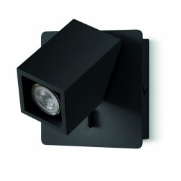 Aplique lector ORFEO GU10 5W Negro EXO 943A-G21X1A-02