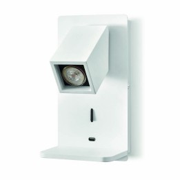 Aplique lector ORFEO GU10 5W c/band. Blanco EXO 943B-G21X1A-01