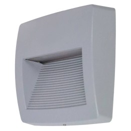 Aplique de Exterior Asimetrico STORM IP55 LED R7S 4W 3000K Gris DOPO 947A-L3104A-03