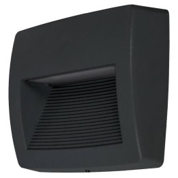 Aplique de Exterior Asimetrico STORM IP55 LED R7S 8,5W 3000K Negro DOPO 947B-L3109A-02