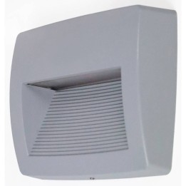Aplique de Exterior Asimetrico STORM IP55 LED R7S 8,5W 3000K Gris DOPO 947B-L3109A-03
