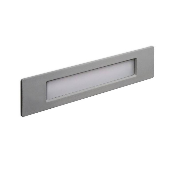 Lámpara empotrable para exterior Pared WIND IP55 LED R7s 11W 3000K Gris DOPO 949A-L3111A-03