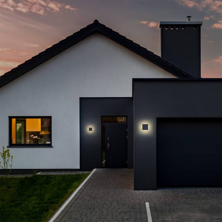 Aplique de Exterior FROST IP65 LED 6.5W 800lm 3000K Antracita DOPO 953A-L3108A-04