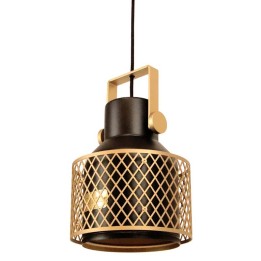 Lámpara colgante TOSCA D.204mm E27 60W Negro EXO 956A-G05X1A-02