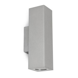 Aplique de Exterior STONE cuadrado IP65 (2x) GU10 Máx 12W CONCRETE Natural CRISTHER 965A-G21X1A-NN