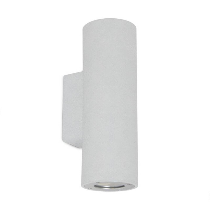 Aplique de Exterior STONE redondo IP65 (2x) GU10 Máx 12W CONCRETE Blanco CRISTHER 965B-G21X1A-NW