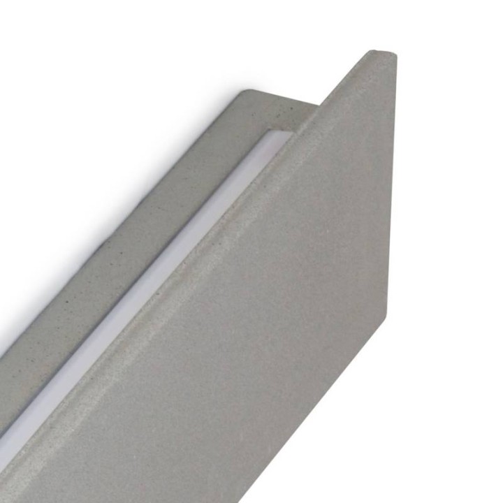 Aplique de Exterior STONE IP65 LED SMD 12W 825lm 3000K CONCRETE Blanco CRISTHER 965C-L3112A-NW