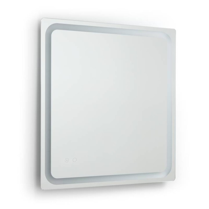 Espejo baño MINERVA touch 80x70cm IP44 LED SMD 20W 4000K CROMO EXO 974C-L0220B-32