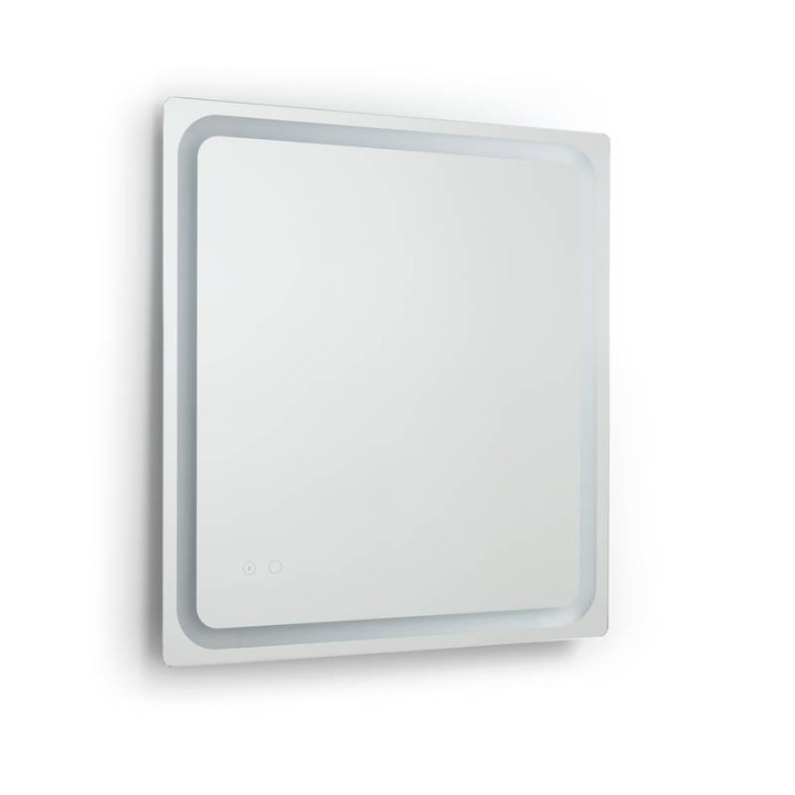Espejo baño MINERVA touch 80x70cm IP44 LED SMD 20W 4000K CROMO EXO 974C-L0220B-32