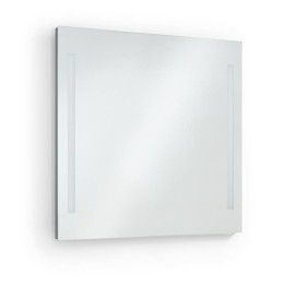 Espejo baño AFRODITA 80x80cm IP44 LED SMD 2x10W 4000K CROMO EXO 975B-L0220B-32