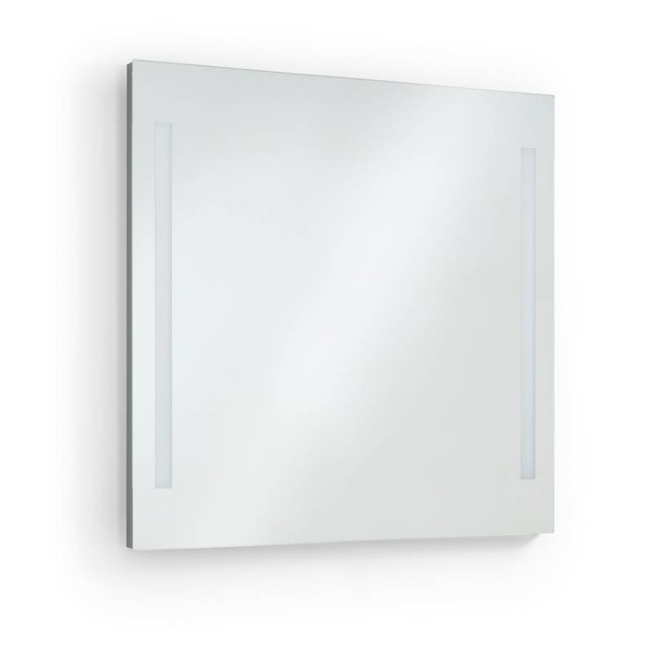 Espejo baño AFRODITA 80x80cm IP44 LED SMD 2x10W 4000K CROMO EXO 975B-L0220B-32