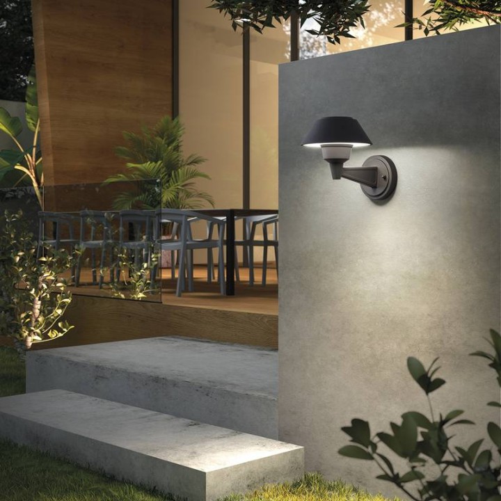 Aplique de Exterior BUCKET IP65 LED SMD 10W 4000K Antracita DOPO 976A-L3310B-04