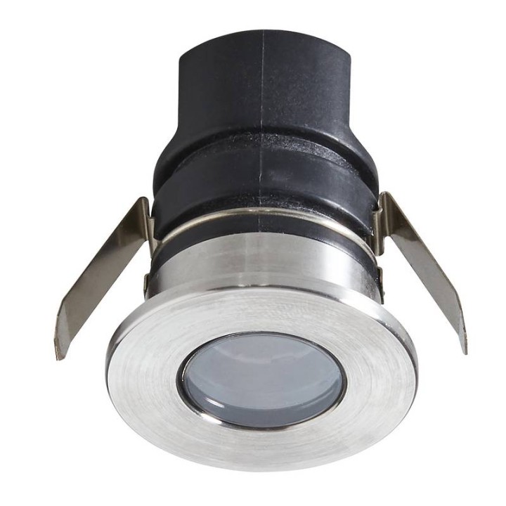 Lámpara empotrable para exterior techo NABUCO IP68 LED COB 3W 350lm 3000K Inox CRISTHER 980A-L0103H-30
