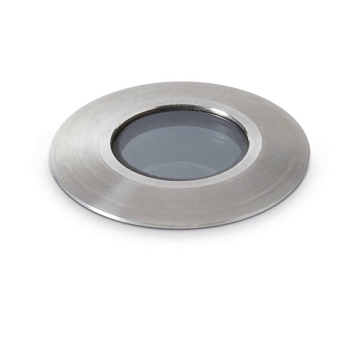 Lámpara empotrable para exterior suelo NABUCO IP68 LED COB 3W 350lm 3000K Inox CRISTHER 980H-L0103H-30