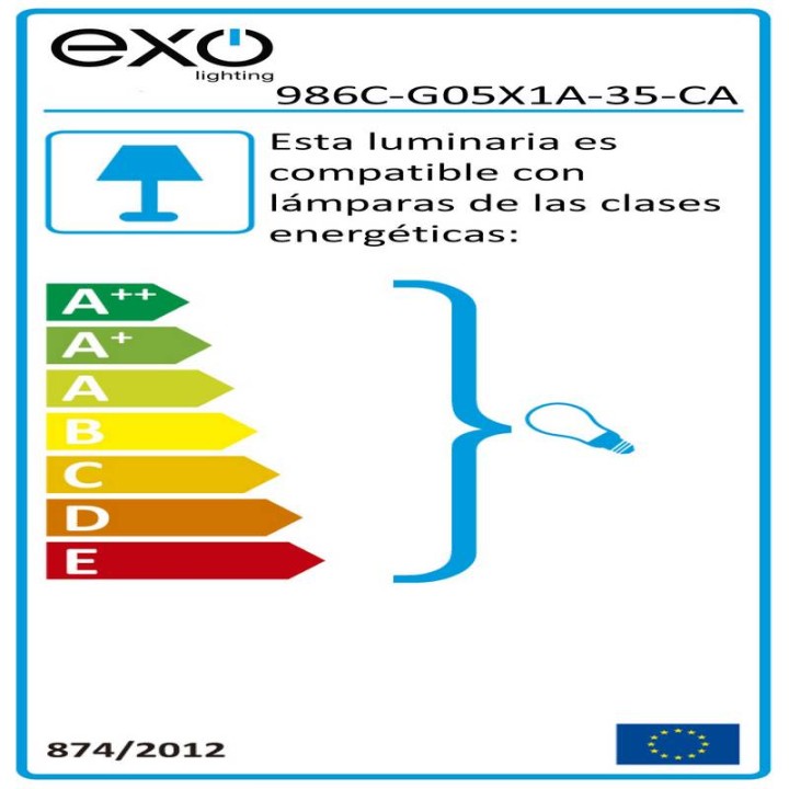 Pie salón CLASSICAL E27 60W Niquel Satinado + Pant. Algodón Blanco EXO 986C-G05X1A-35-CA