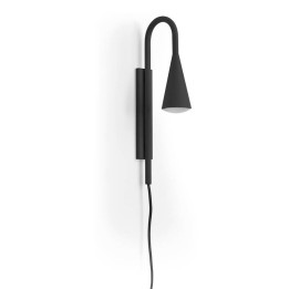 Aplique TEAR IP40 GU10 MAX. 20W Negro EXO 991A-G21X1A-02