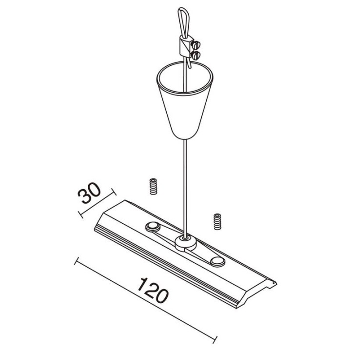 Kit de suspension 2 mts. TRACK ng  - A17D-322-02