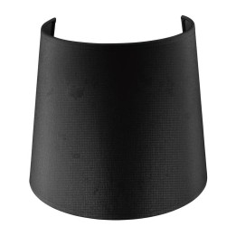 Pantalla Aplique cónica 21 cm cotoné negro EXO A26A-004-CB