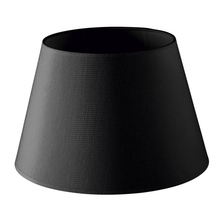 Pantalla cónica ø30cm cotoné negro EXO A26B-004-CB