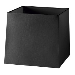 Pantalla piramidal 25cm cotoné negro EXO A27B-004-CB