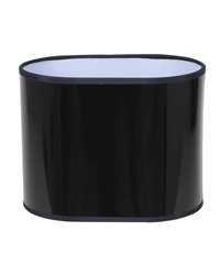 Pantalla Oval Plástico negro EXO A28C-004-SB