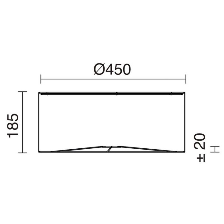 Pantalla Diagonal Plástico cobre EXO A31B-004-SM