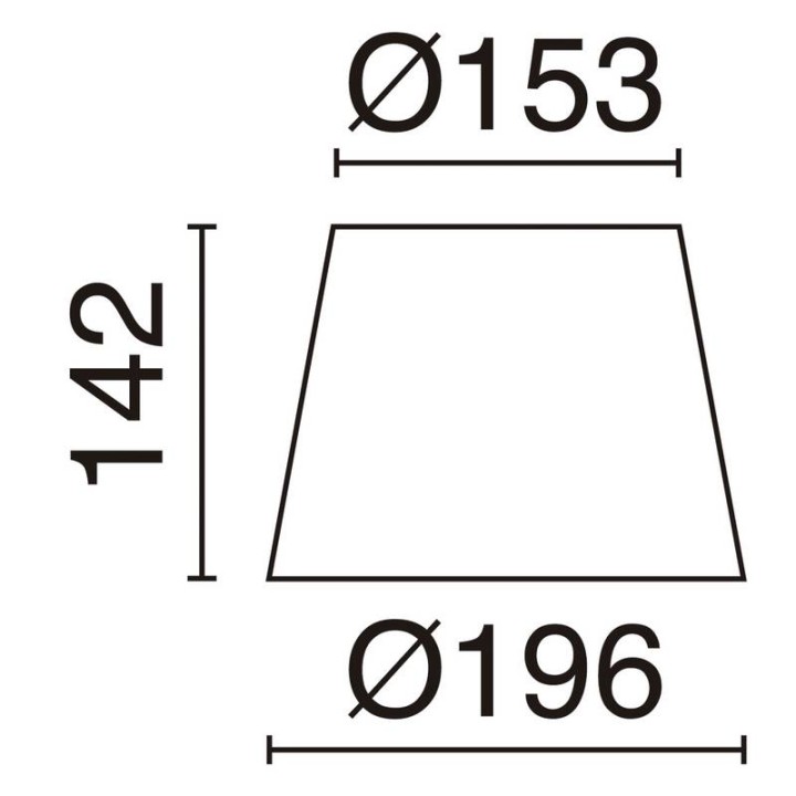 Pantalla A TU ESTILO beige Ø19CM EXO A32B-004-CC