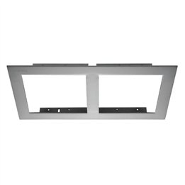 ATOLON marco modular para 2 unidades Gri INDELUZ A45B-738-03