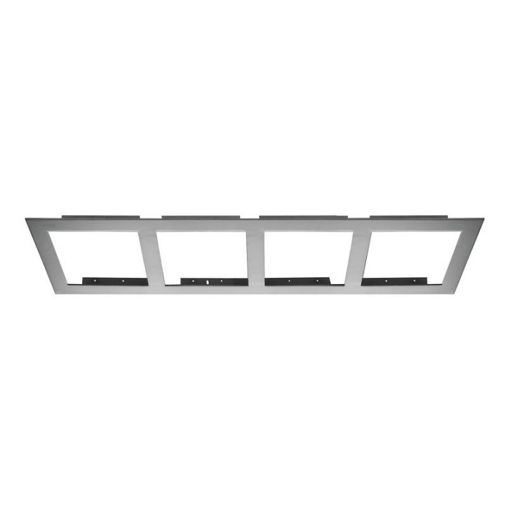 ATOLON marco modular para 4 unidades Gri INDELUZ A45D-738-03
