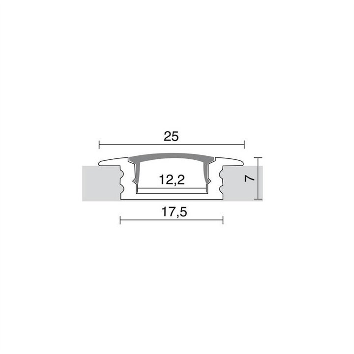 Difusor PC transparente (3m)  - A51D-778-00