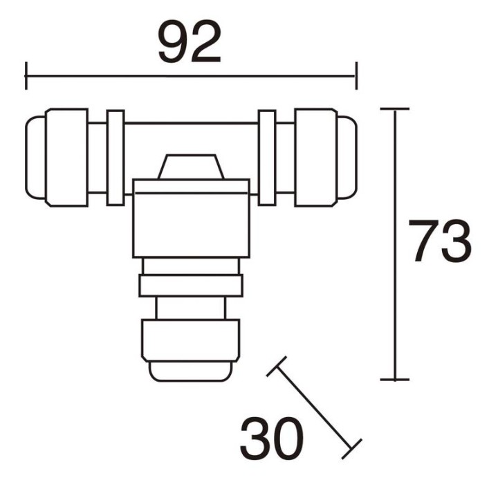 Triple conector  - B03B-X33X2A-02