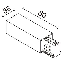Alimentador TRACK gris  - B10F-X33X2A-03