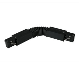 TRACK Unión flexible carril 3E Negro INDELUZ B17K-X33X2B-02