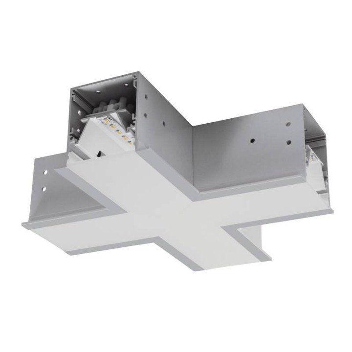 Acces."+"Lámpara empotrable FENIX LED 13W1505Lm3000K Gr INDELUZ B22G-L3113B-03