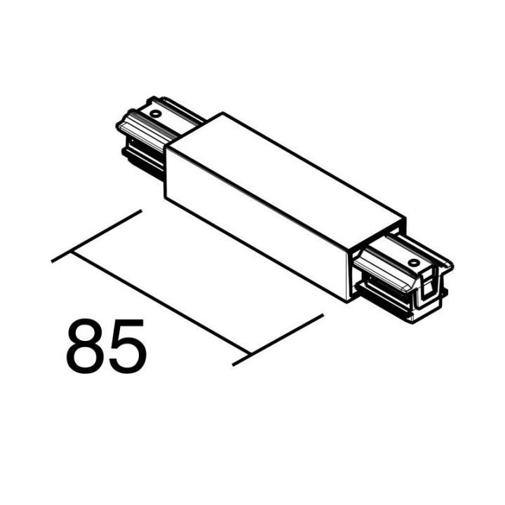 Alimentador central blanco INDELUZ B27H-X33X2V-01