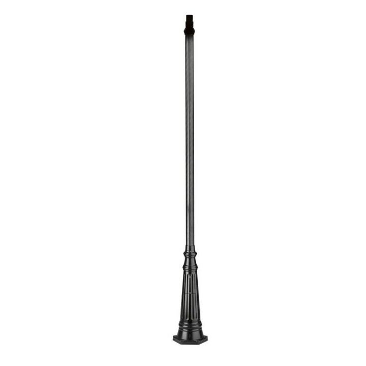Columna para farolas 230cm Ø75cm Negro DOPO C07D-42-02