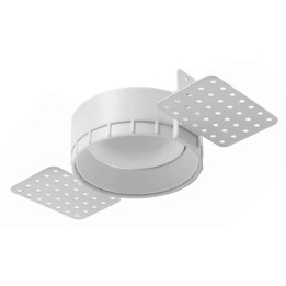 Aro Lámpara empotrable b.NOK1T TRIML Blanco-blanco INDELUZ D01A-829-01