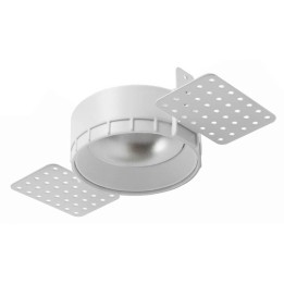 Aro Lámpara empotrable b.NOK1T TRIML Blanco-plata INDELUZ D01B-829-01