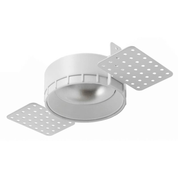 Aro Lámpara empotrable b.NOK1T TRIML Blanco-plata INDELUZ D01B-829-01
