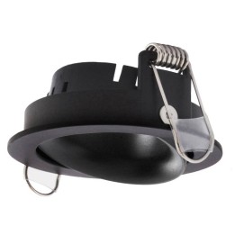 Aro empotrable basculante NOK1 Negro-Negro INDELUZ D01D-823-02