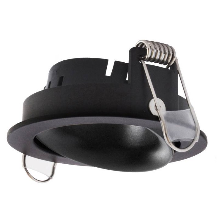 Aro empotrable basculante NOK1 Negro-Negro INDELUZ D01D-823-02