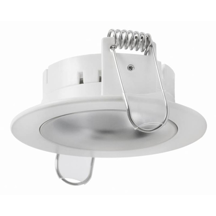 Aro empotrable fijo NOK1 Blanco-Plata INDELUZ D01F-823-01