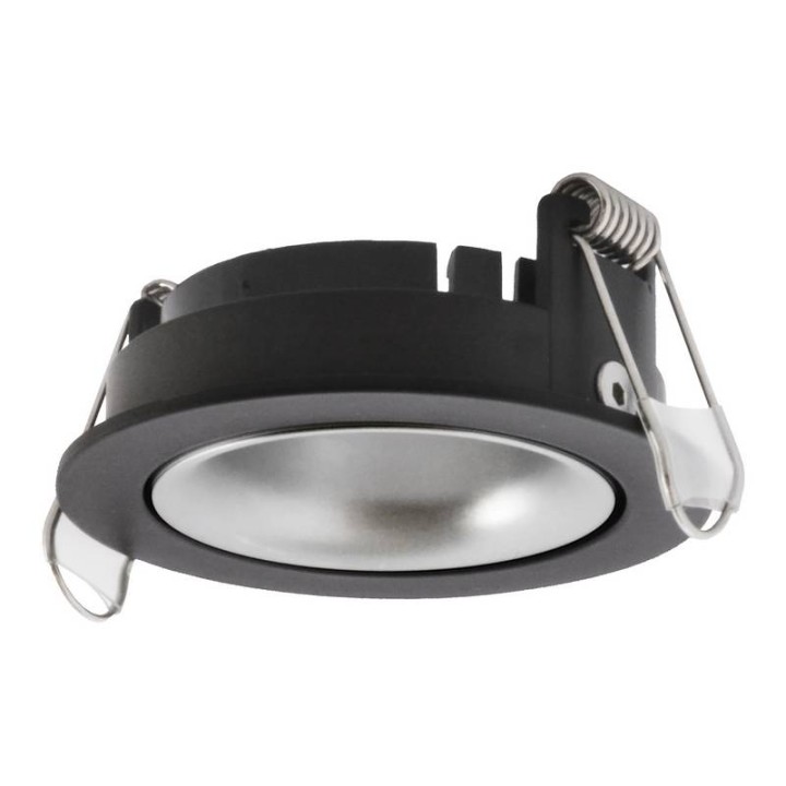 Aro empotrable fijo NOK1 Blanco-Plata INDELUZ D01F-823-02