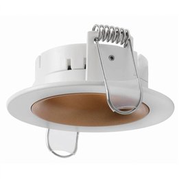 Aro empotrable fijo NOK1 Blanco-Oro INDELUZ D01G-823-01