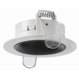 Aro empotrable fijo NOK1 Blanco-Negro INDELUZ D01H-823-01