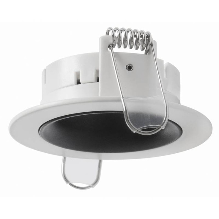 Aro empotrable fijo NOK1 Blanco-Negro INDELUZ D01H-823-01