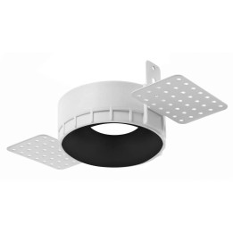 Aro Lámpara empotrable f.NOK1T TRIML Blanco-negro INDELUZ D01H-829-01