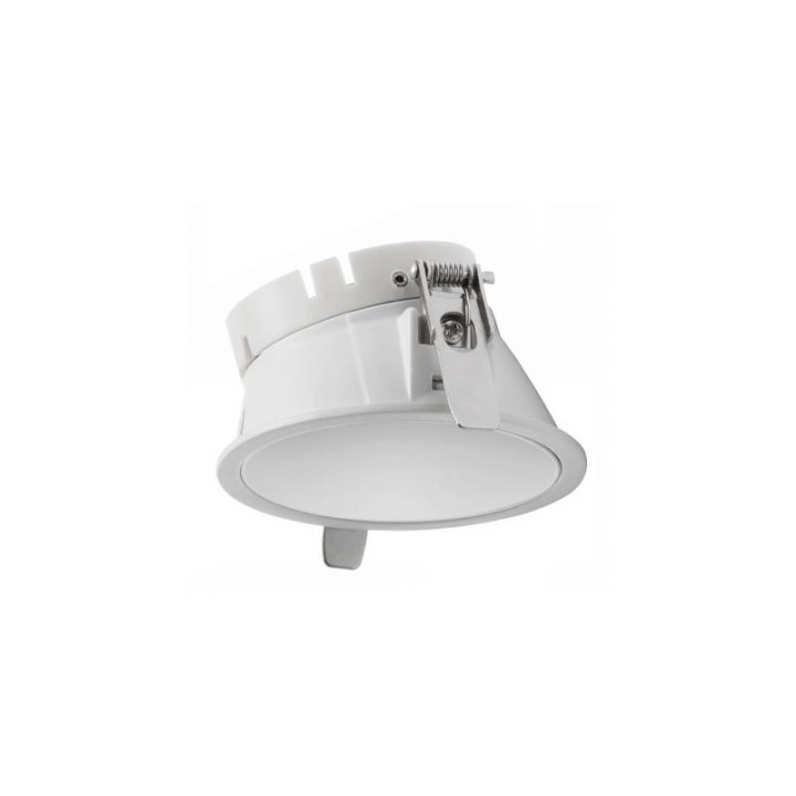Aro Lámpara empotrable Ø78 asim. NOK2 Blanco-blanco  INDELUZ D02A-824-01