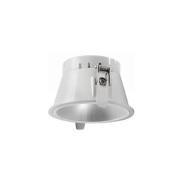 Aro Lámpara empotrable Ø80 sim. NOK2 Blanco-plata INDELUZ D02F-824-01