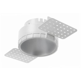 Aro Lámpara empotrable s.NOK2T TRIML Blanco-plata INDELUZ D02F-830-01